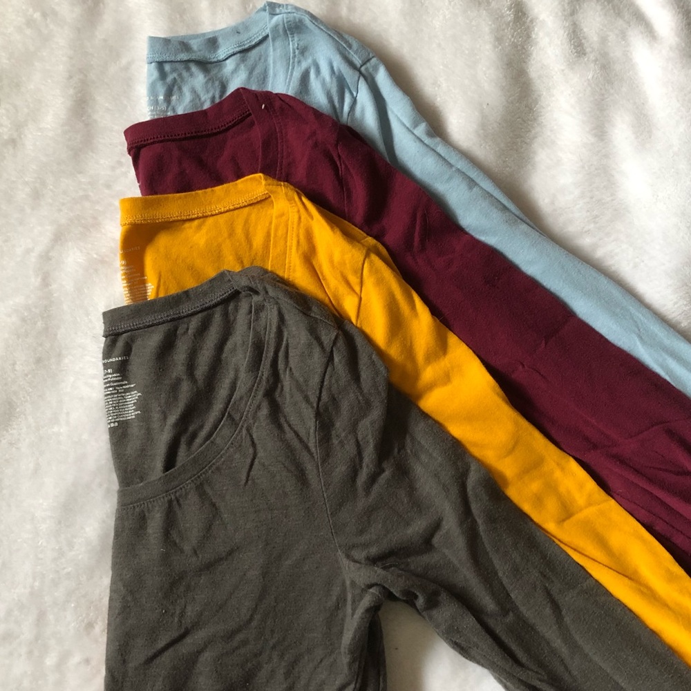 Multicolor Long Sleeve Under-Shirts/Under-Scrubs